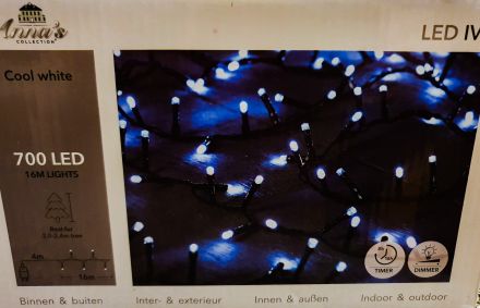 vánoční řetěz - barva studená bílá, 700LED světýlek, 16m, 236940X