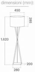 Lampa stojací VT40411